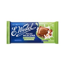 WEDEL CZEKOLADA EKSTRA MLECZNA Z KAWAŁKAMI ORZECHÓW LASKOWYCH 80g WEDEL CZEKOLADA EKSTRA MLECZNA Z KAWAŁKAMI ORZECHÓW LASKOWYCH 80g