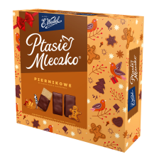 WEDEL PTASIE MLECZKO PIERNIKOWE W CZEKOLADZIE 340G WEDEL PTASIE MLECZKO PIERNIKOWE W CZEKOLADZIE 340G