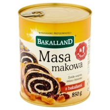 BAKALLAND MASA MAKOWA Z BAKALIAMI 850G BAKALLAND MASA MAKOWA Z BAKALIAMI 850G