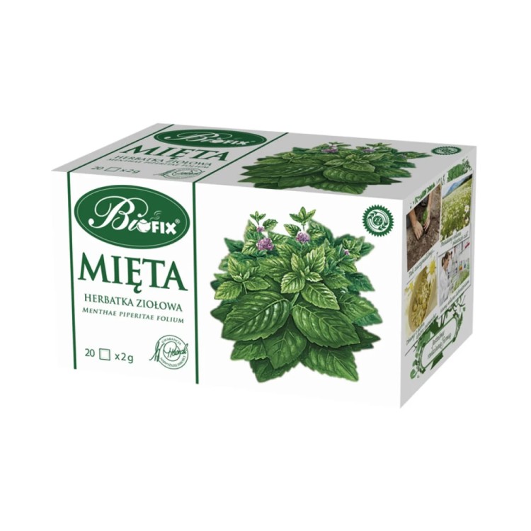 BIOFIX Mięta - Herbata ziołowa ekspresowa 20 x 2g
