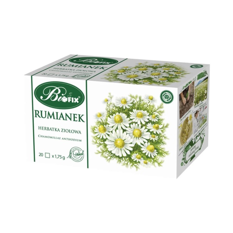 BIOFIX Rumianek - Herbata ziołowa ekspresowa 20 x 1.75g