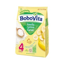 BoboVita kaszka ryżowa banan, po 4. miesiącu 180g BoboVita kaszka ryżowa banan, po 4. miesiącu 180g