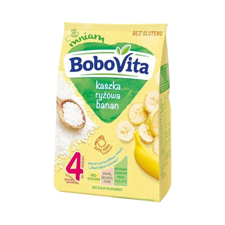 BoboVita kaszka ryżowa banan, po 4. miesiącu 180g