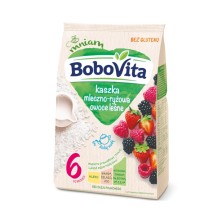 BoboVita kaszka mleczno-ryżowa owoce leśne, po 6. miesiącu 230g BoboVita kaszka mleczno-ryżowa owoce leśne, po 6. miesiącu 230g