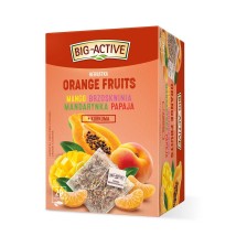 HERBAPOL BIG ACTIVE HERBATKA ORANGE FRUITS 20 SASZETEK HERBAPOL BIG ACTIVE HERBATKA ORANGE FRUITS 20 SASZETEK