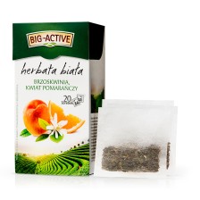 HERBAPOL BIG ACTIVE HERBATA BIALA BRZOSKWINIA POMARANCZA 20 SASZETEK HERBAPOL BIG ACTIVE HERBATA BIALA BRZOSKWINIA POMARANCZA 20 SASZETEK