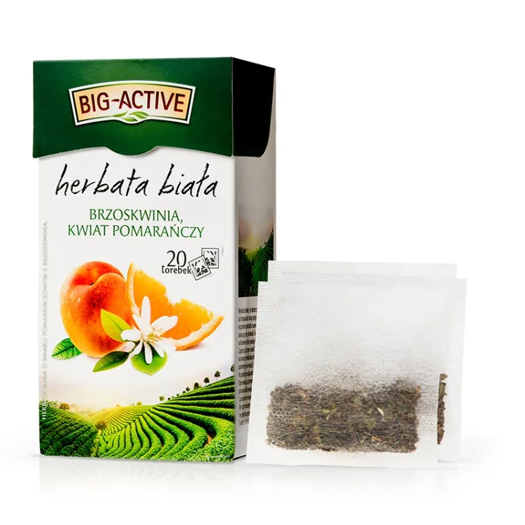 HERBAPOL BIG ACTIVE HERBATA BIALA BRZOSKWINIA POMARANCZA 20 SASZETEK HERBAPOL BIG ACTIVE HERBATA BIALA BRZOSKWINIA POMARANCZA 20 SASZETEK