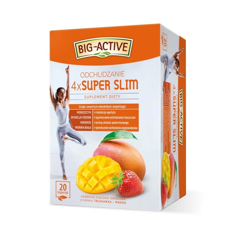 HERBAPOL BIG ACTIVE  ODCHUDZANIE 4X SUPER SLIM 40G