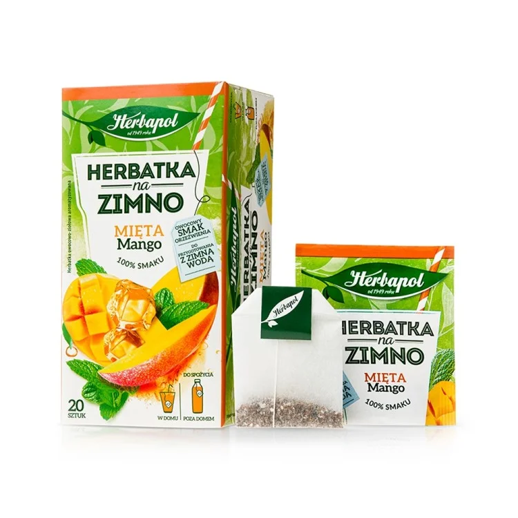 HERBAPOL HERBATKA NA ZIMNO MIETA MANGO 36G HERBAPOL HERBATKA NA ZIMNO MIETA MANGO 36G