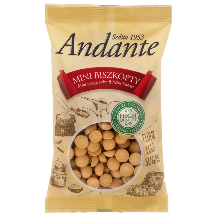IDC POLONIA ANDANTE BISZKOPTY MINI 120G IDC POLONIA ANDANTE BISZKOPTY MINI 120G