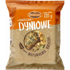 OSKROBA CIASTECZKA Z ZIARNEM DYNI 220G OSKROBA CIASTECZKA Z ZIARNEM DYNI 220G