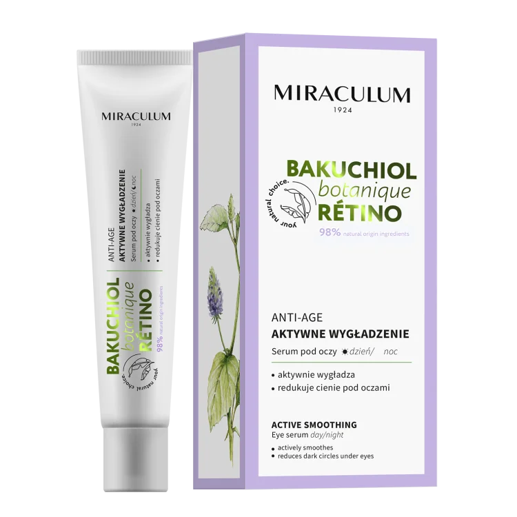 MIRACULUM ANTI AGE SERUM POD OCZY AKTYWNIE WYGŁADZAJĄCE 20ml EXP:06.2025 MIRACULUM ANTI AGE SERUM POD OCZY AKTYWNIE WYGŁADZAJĄCE 20ml EXP:06.2025
