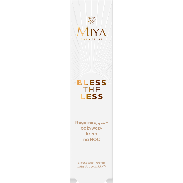 MIYA BLESS THE LESS REGENERUJĄCY-ODŻYWCZY KREM NA NOC 50ML MIYA BLESS THE LESS REGENERUJĄCY-ODŻYWCZY KREM NA NOC 50ML