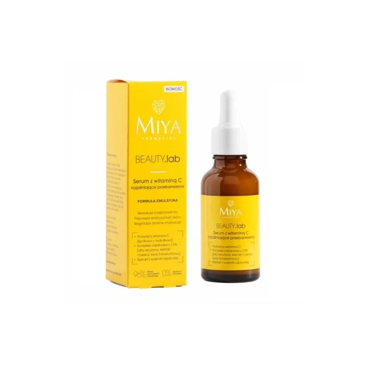 MIYA COSMETICS BEAUTY.lab Serum z witaminą C rozjaśniające przebarwienia 30ml MIYA COSMETICS BEAUTY.lab Serum z witaminą C rozjaśniające przebarwienia 30ml
