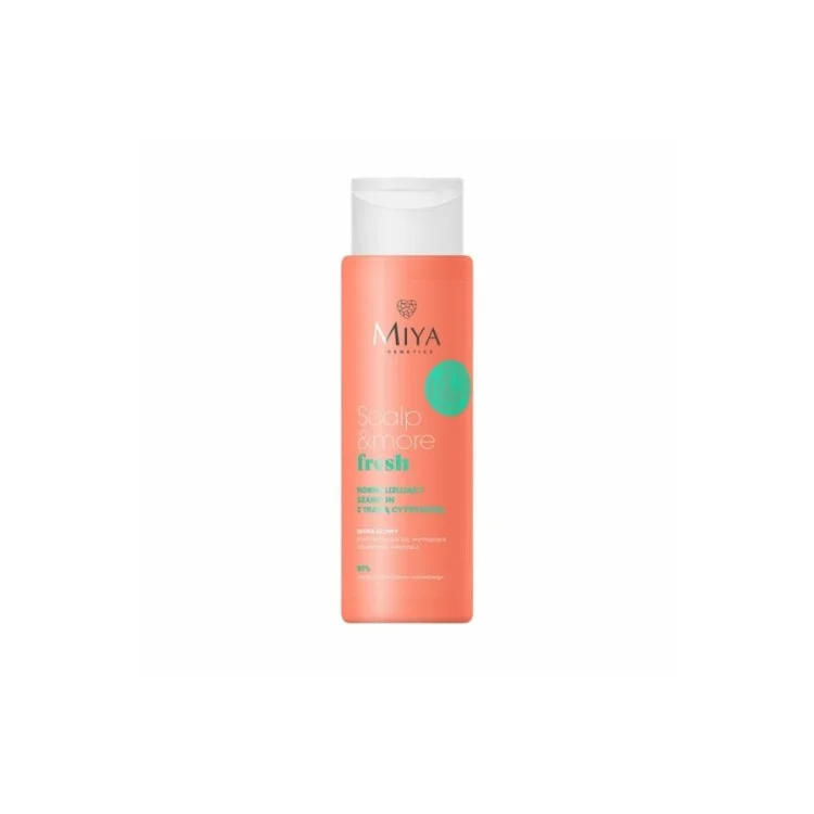 MIYA COSMETICS Scalp & More  Fresh Normalizujący szampon z trawą cytrynową 300 ml