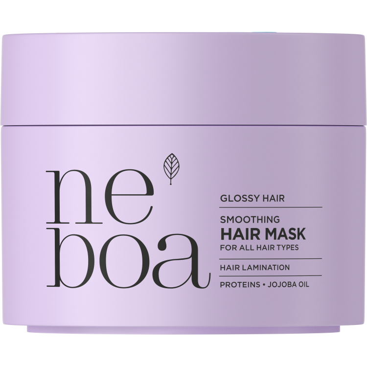 NEBOA GLOSSY HAIR Wygładzająca maska do laminacji włosów 300ml NEBOA GLOSSY HAIR Wygładzająca maska do laminacji włosów 300ml
