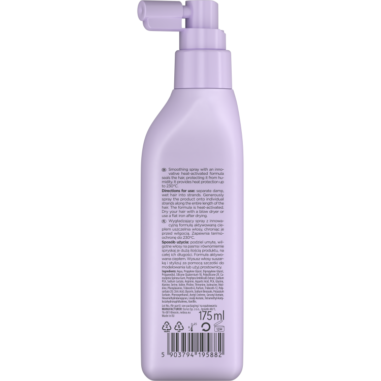 NEBOA GLOSSY HAIR Naturalny spray wygładzający 175ml