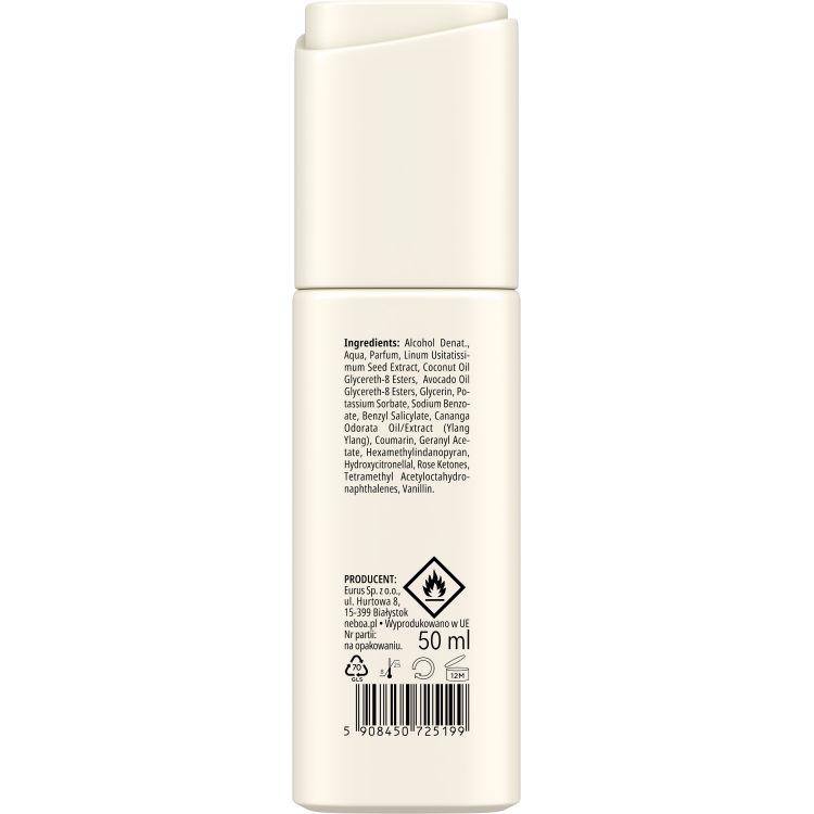 NEBOA COTTON CLOUD perfumy do włosów 50 ml NEBOA COTTON CLOUD perfumy do włosów 50 ml