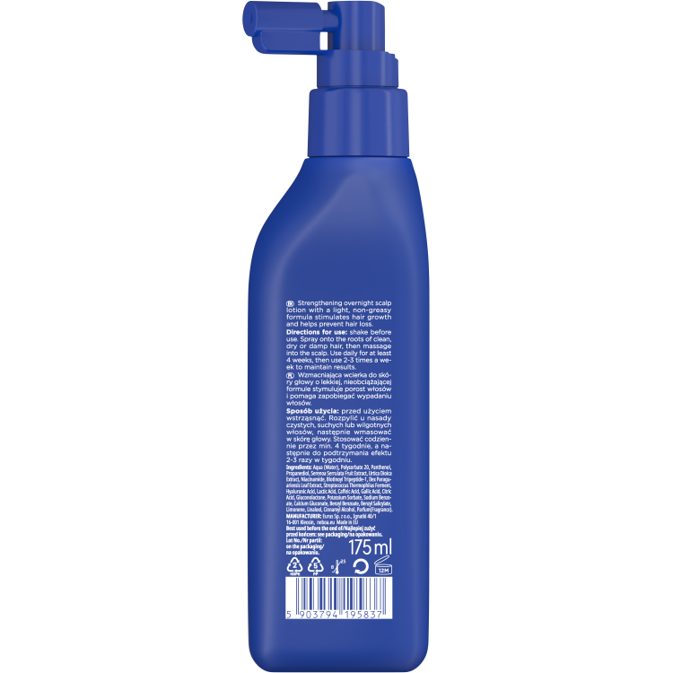 NEBOA OVERNIGHT HAIR CARE Naturalna wcierka na noc 175ml