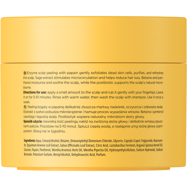 NEBOA STRONG SCALP Naturalny peeling enzymatyczny do skóry głowy 150ml