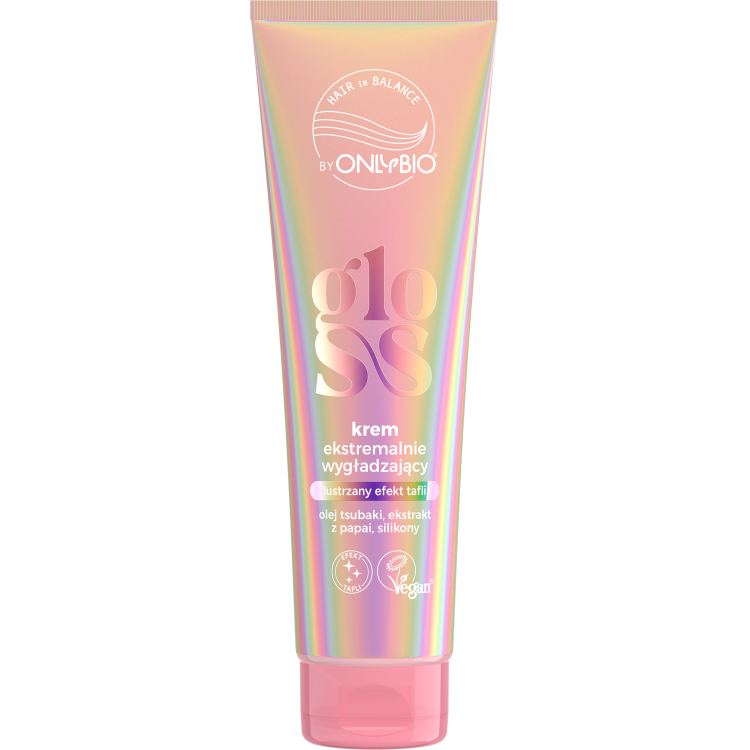 ONLYBIO HAIR IN BALANCE GLOSS Krem ekstremalnie wygładzający 150ml ONLYBIO HAIR IN BALANCE GLOSS Krem ekstremalnie wygładzający 150ml