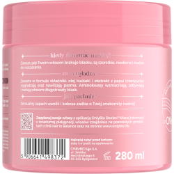 ONLYBIO HAIR IN BALANCE GLOSS Maska wygładzająco-wzmacniająca 280ml ONLYBIO HAIR IN BALANCE GLOSS Maska wygładzająco-wzmacniająca 280ml