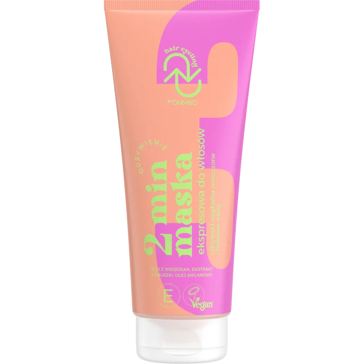 ONLYBIO HAIR CYCLING ODŻYWIENIE 2 minutowa maska ekspresowa do włosów 200ml ONLYBIO HAIR CYCLING ODŻYWIENIE 2 minutowa maska ekspresowa do włosów 200ml