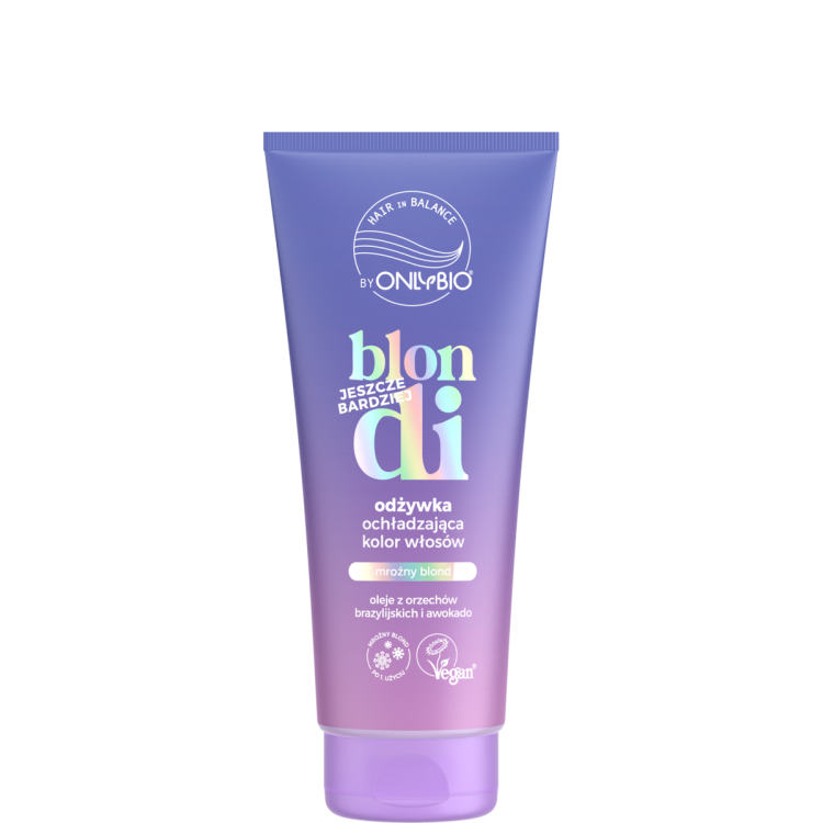 ONLYBIO HAIR IN BALANCE BLONDI Odżywka ochładzająca kolor włosów 200ml ONLYBIO HAIR IN BALANCE BLONDI Odżywka ochładzająca kolor włosów 200ml