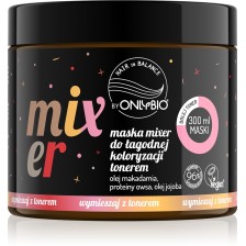 ONLYBIO HAIR IN BALANCE Maska MIXER do łagodnej koloryzacji tonerem 300 ml ONLYBIO HAIR IN BALANCE Maska MIXER do łagodnej koloryzacji tonerem 300 ml