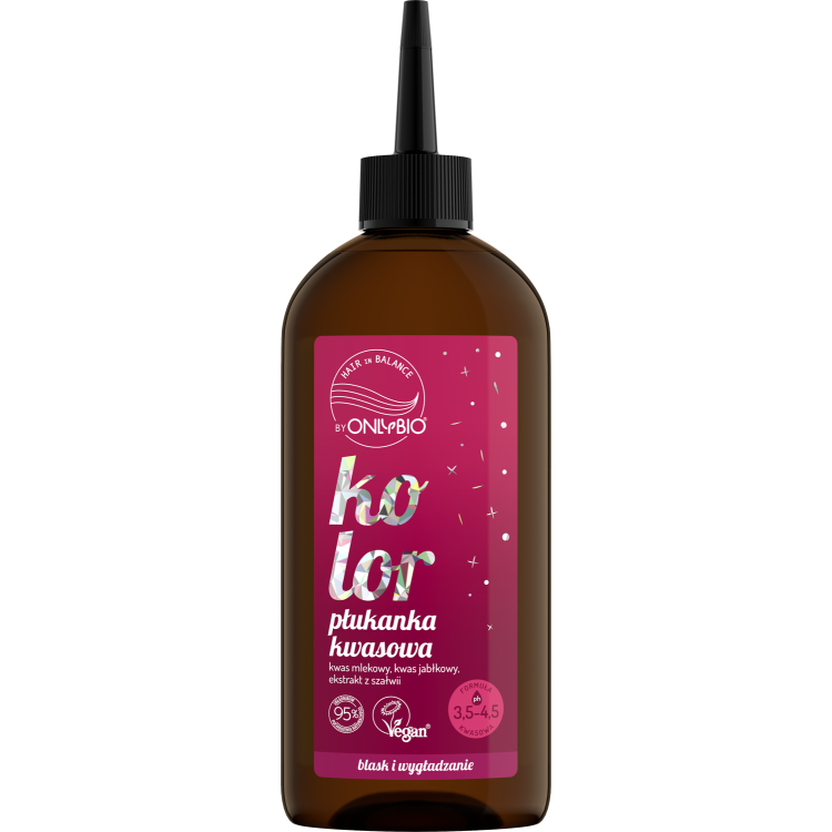 ONLYBIO HAIR IN BALANCE Kolor Płukanka kwasowa 300 ml ONLYBIO HAIR IN BALANCE Kolor Płukanka kwasowa 300 ml