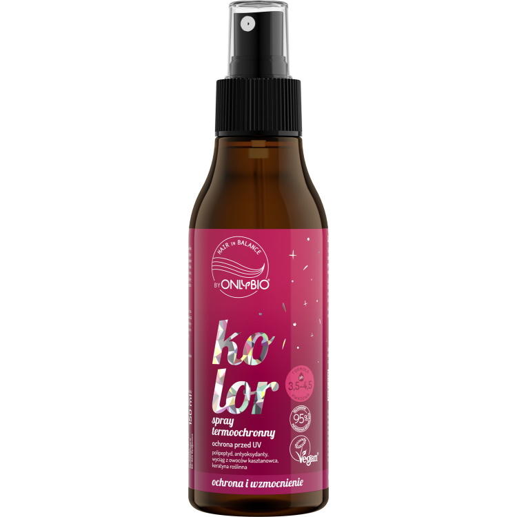 ONLYBIO HAIR IN BALANCE Kolor Spray termoochronny ochrona przed UV 150 ml ONLYBIO HAIR IN BALANCE Kolor Spray termoochronny ochrona przed UV 150 ml