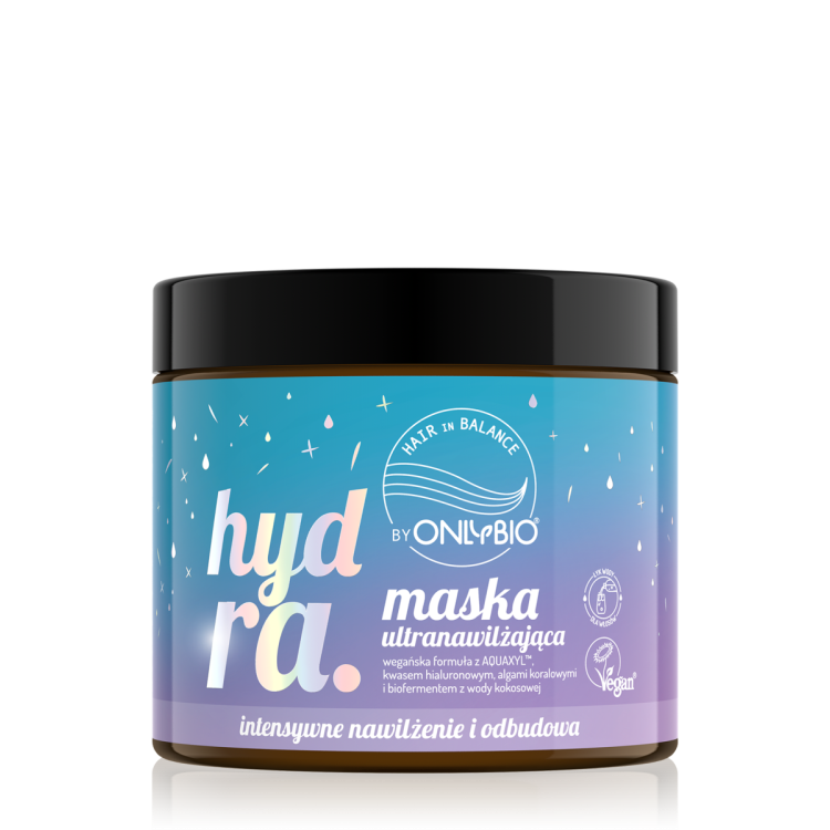 ONLYBIO HAIR IN BALANCE HYDRA Maska ultranawilżająca, 400ml ONLYBIO HAIR IN BALANCE HYDRA Maska ultranawilżająca, 400ml