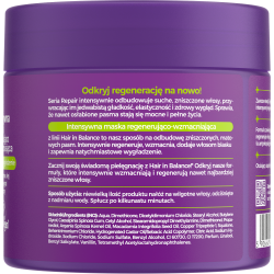 ONLYBIO HAIR IN BALANCE REPAIR Intensywna maska regenerująco-wzmacniająca 280ml