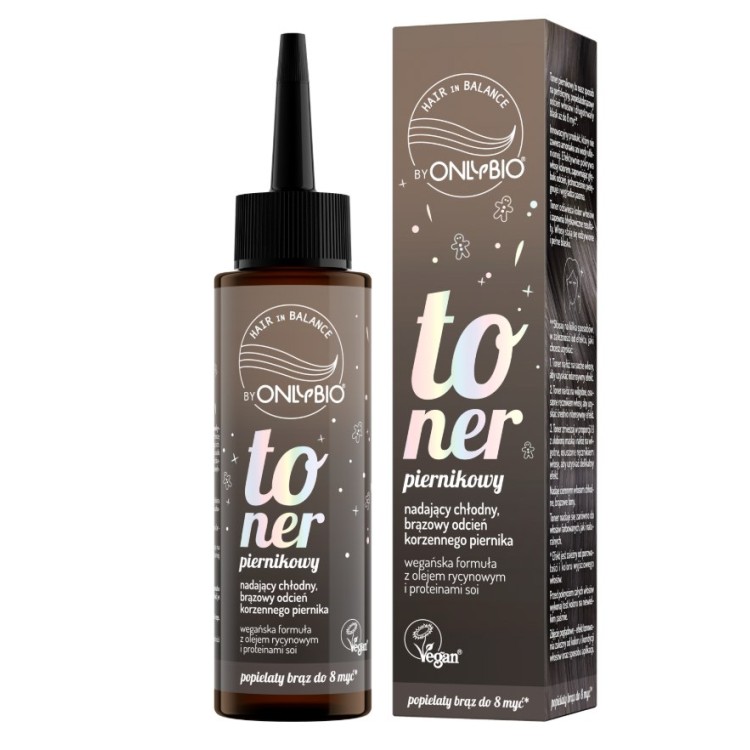 ONLYBIO HAIR IN BALANCE Toner do włosów Piernikowy 100 ml ONLYBIO HAIR IN BALANCE Toner do włosów Piernikowy 100 ml