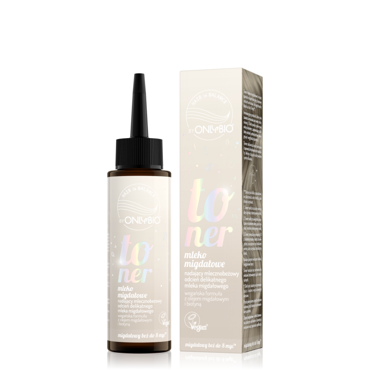 ONLYBIO HAIR IN BALANCE Toner do Włosów Mleko Migdałowe 100ml