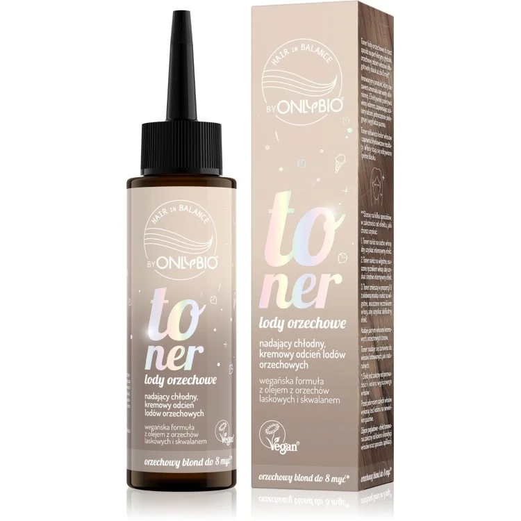 ONLYBIO HAIR IN BALANCE Toner do włosów LODY ORZECHOWE 100ml ONLYBIO HAIR IN BALANCE Toner do włosów LODY ORZECHOWE 100ml