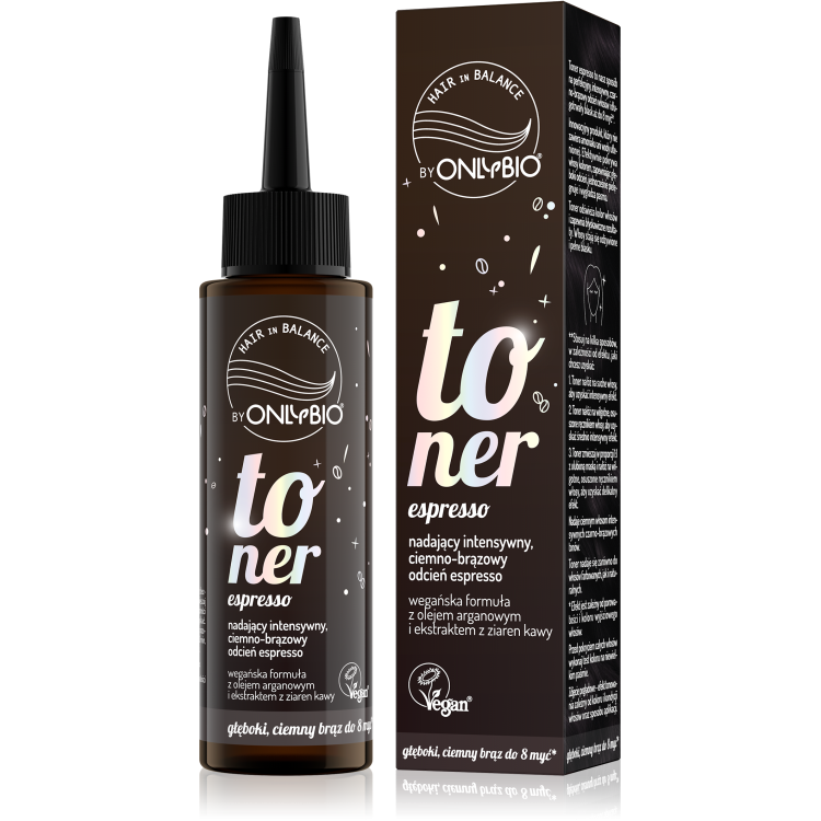 ONLYBIO HAIR IN BALANCE Toner do włosów ESPRESSO 100 ml ONLYBIO HAIR IN BALANCE Toner do włosów ESPRESSO 100 ml