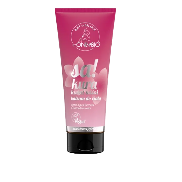 ONLYBIO BODY IN BALANCE Balsam do ciała Sakura kwiat wiśni 200 ml ONLYBIO BODY IN BALANCE Balsam do ciała Sakura kwiat wiśni 200 ml