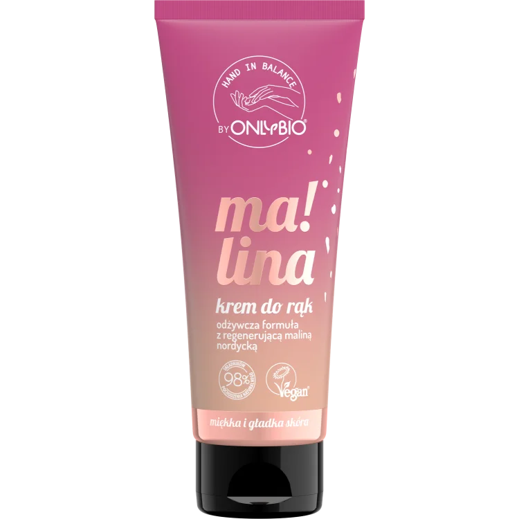 ONLYBIO HAND IN BALANCE MALINA KREM DO RĄK 50ML