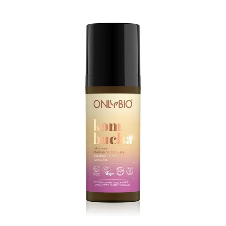 ONLYBIO Kombucha Lekki krem do twarzy nawilżająco-matujący 50 ml ONLYBIO Kombucha Lekki krem do twarzy nawilżająco-matujący 50 ml