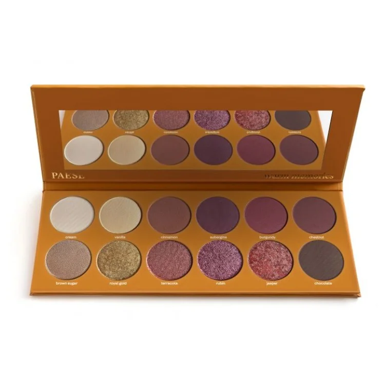 PAESE Paleta cieni do powiek Warm Memories,18g PAESE Paleta cieni do powiek Warm Memories,18g