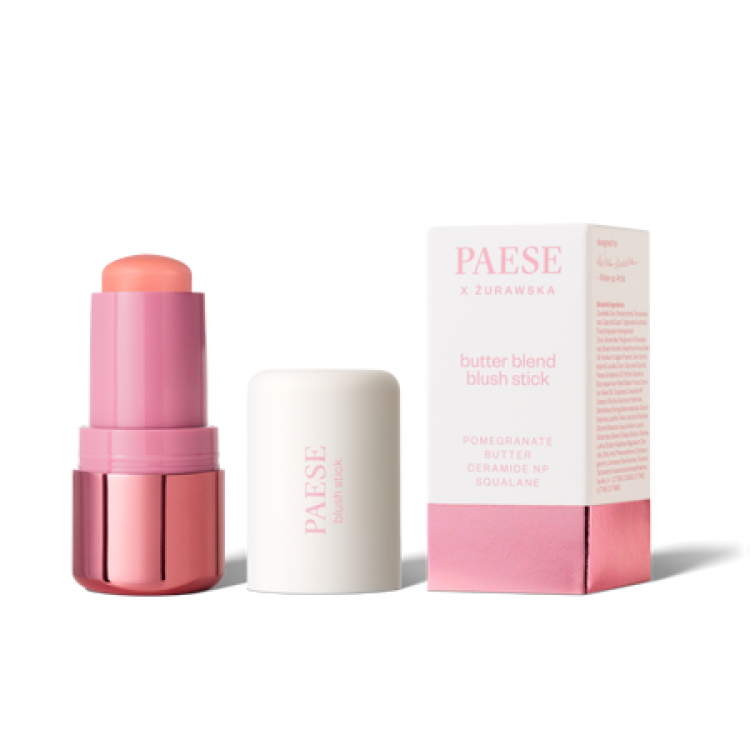 PAESE BUTTER BLEND Masełkowy róż do twarzy w sticku 03 CORAL 6g