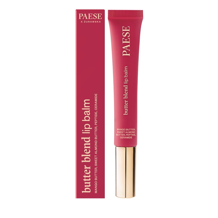 PAESE BUTTER BLEND Masełkowy Balsam do Ust 04 Raspberry Glaze 9 ml PAESE BUTTER BLEND Masełkowy Balsam do Ust 04 Raspberry Glaze 9 ml