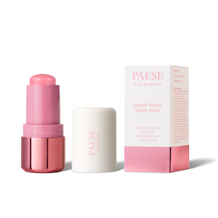 PAESE BUTTER BLEND Masełkowy róż do twarzy w sticku 01 PEONY  6g