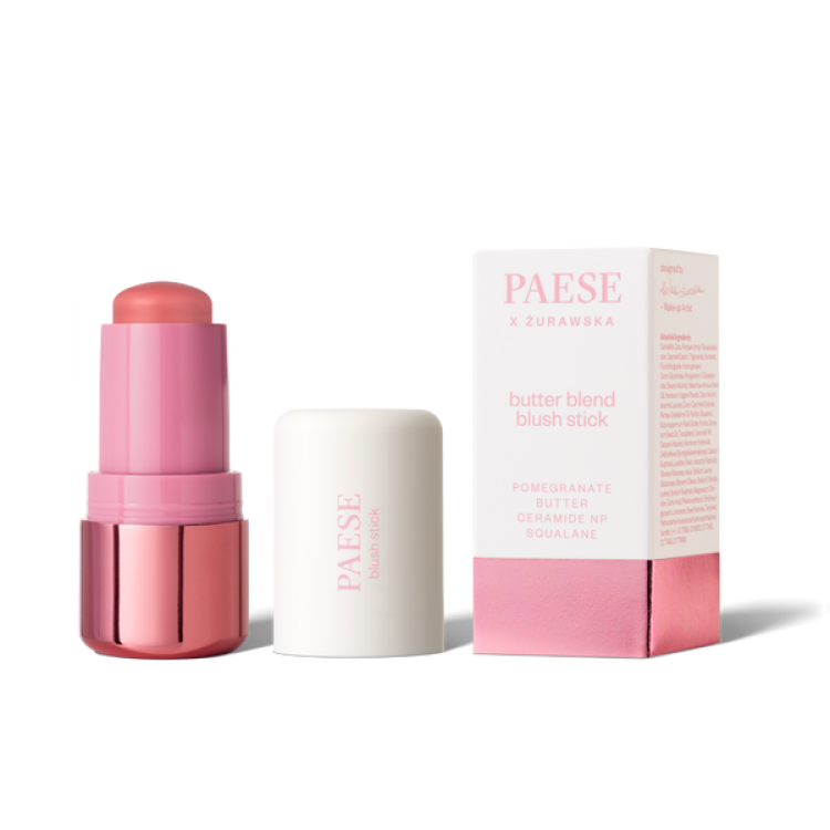 PAESE BUTTER BLEND Masełkowy róż do twarzy w sticku 02 BLOOM  6g