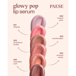 PAESE GLOWYPOP 3w1 regenerujące serum do ust 2,2g  CHOCOLATE SWIRL 505