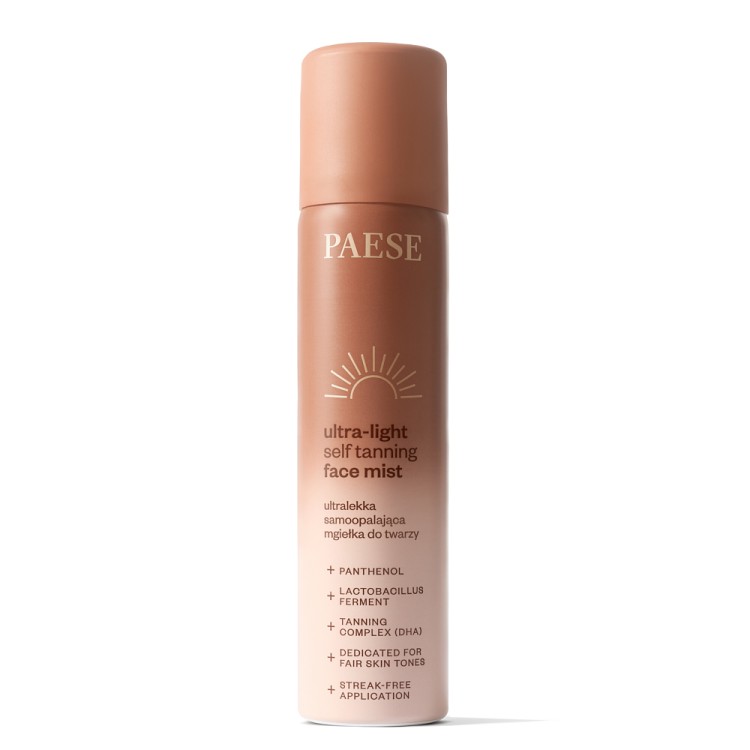 PAESE Ultralekka mgiełka samoopalająca do twarzy 75ml PAESE Ultralekka mgiełka samoopalająca do twarzy 75ml