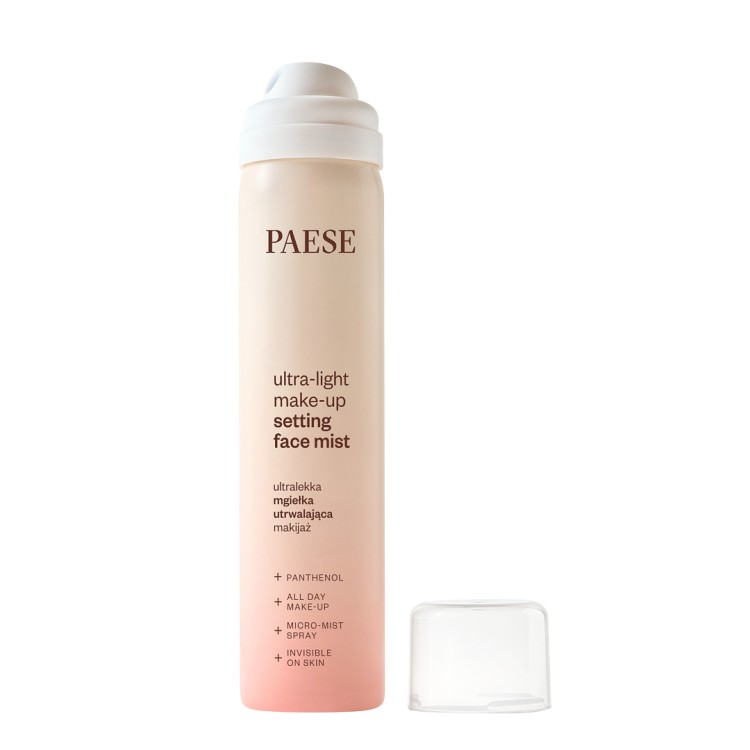PAESE Ultralekka mgiełka utrwalająca makijaż 75ml PAESE Ultralekka mgiełka utrwalająca makijaż 75ml