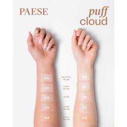 PAESE PUFF CLOUD satynowy podkład z efektem blur 37ml 01 LIGHT BEIGE PAESE PUFF CLOUD satynowy podkład z efektem blur 37ml 01 LIGHT BEIGE