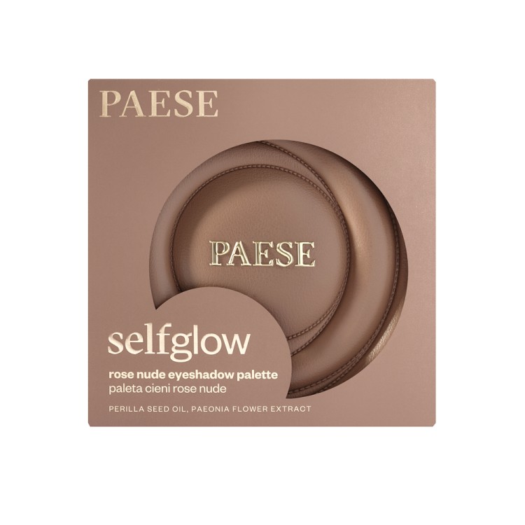 PAESE SELFGLOW Paleta Cieni do Powiek Rose Nude 12,5 g PAESE SELFGLOW Paleta Cieni do Powiek Rose Nude 12,5 g